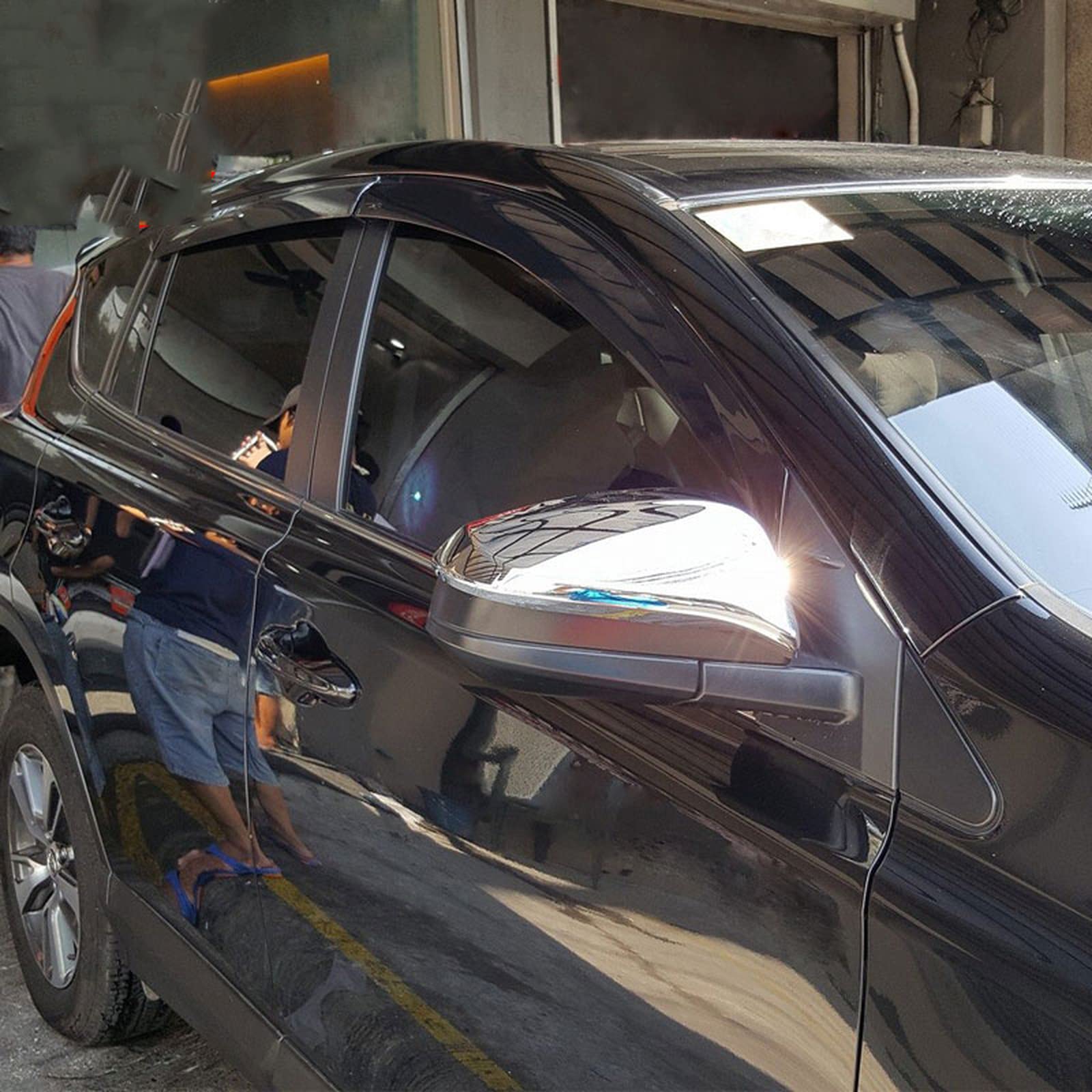 pour Toyota rav4 rav 4 2014 2015 2016 2017, déflecteurs de vitres latérales Pare-Brise pour Pare-Brise de Voiture sur Les Accessoires de vitres