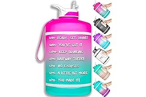 HydroMATE Gallon Water Bottle with Straw