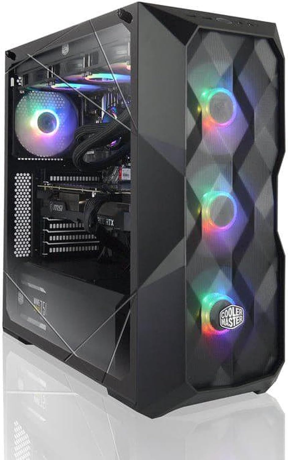 AVGPC Reaper Series Gaming PC - AMD Ryzen 7 9800X3D, Radeon RX 7900 XTX 24G, 32GB 6000MHz DDR5, 2TB NVME M.2 SSD, 360mm AIO Liquid Cooler, ARGB Fans, WiFi/AC, TD500 Black Case, Windows 11 Pro