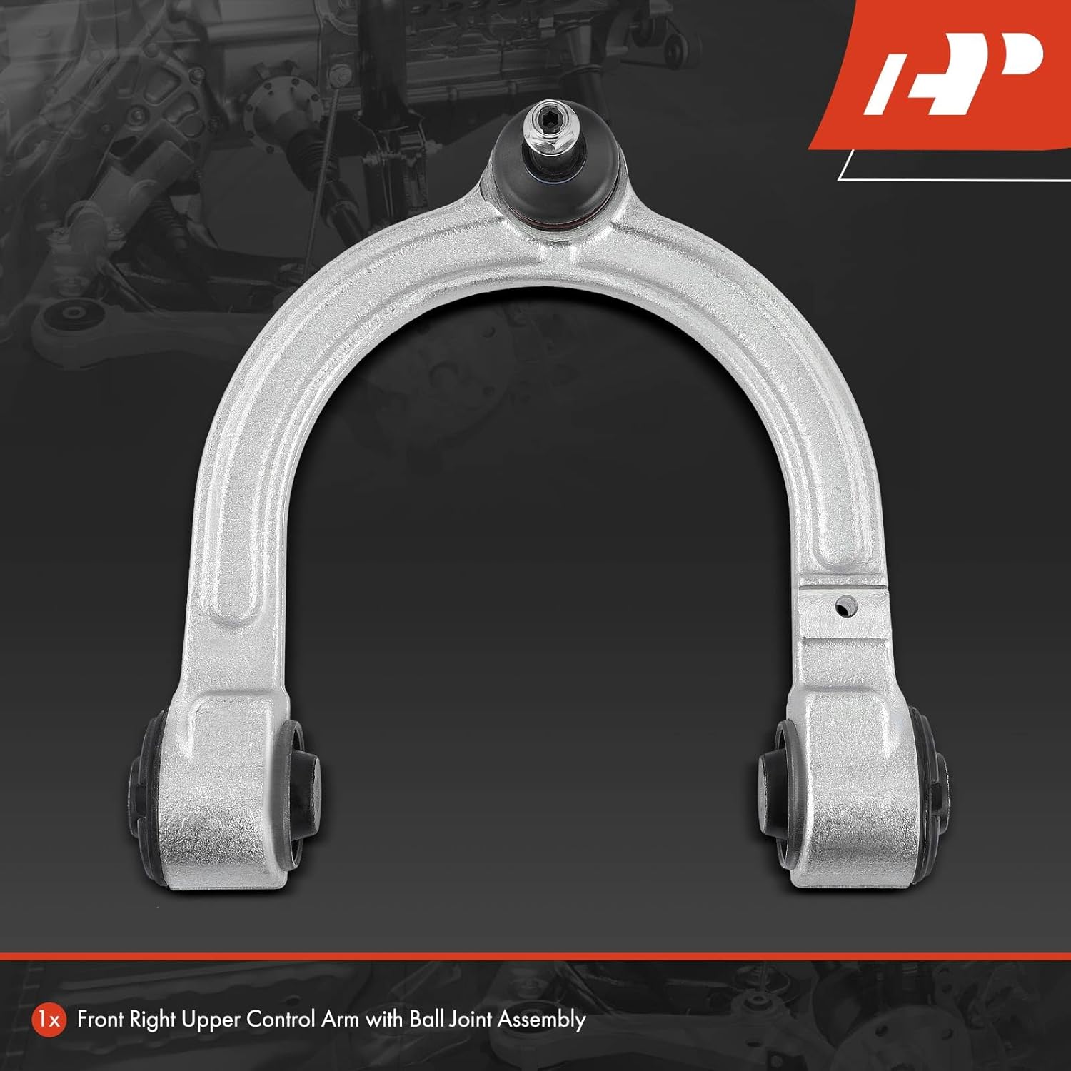 A-Premium Front Right Upper Control Arm, with Ball Joint & Bushing, Compatible with Mercedes-Benz E320 2004-2005, E350 2006-2009, E500 2004-2006, E550 2007-2009, AWD