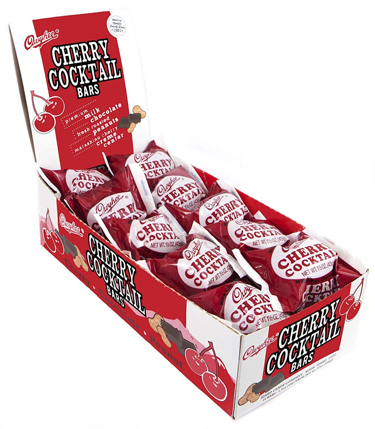 Cherry Cocktail Bar (6 Count)