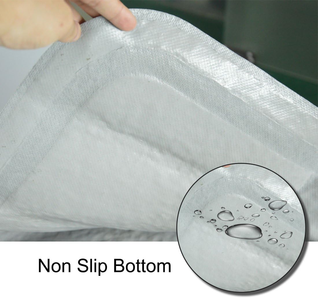 PetsN'all Cat Litter Mat Extra Large (35.5 x 24/90 x 60 cm) Litter Catcher Mat Kitty Scatter Mat Soft to Paws Easy to Clean (Gray)