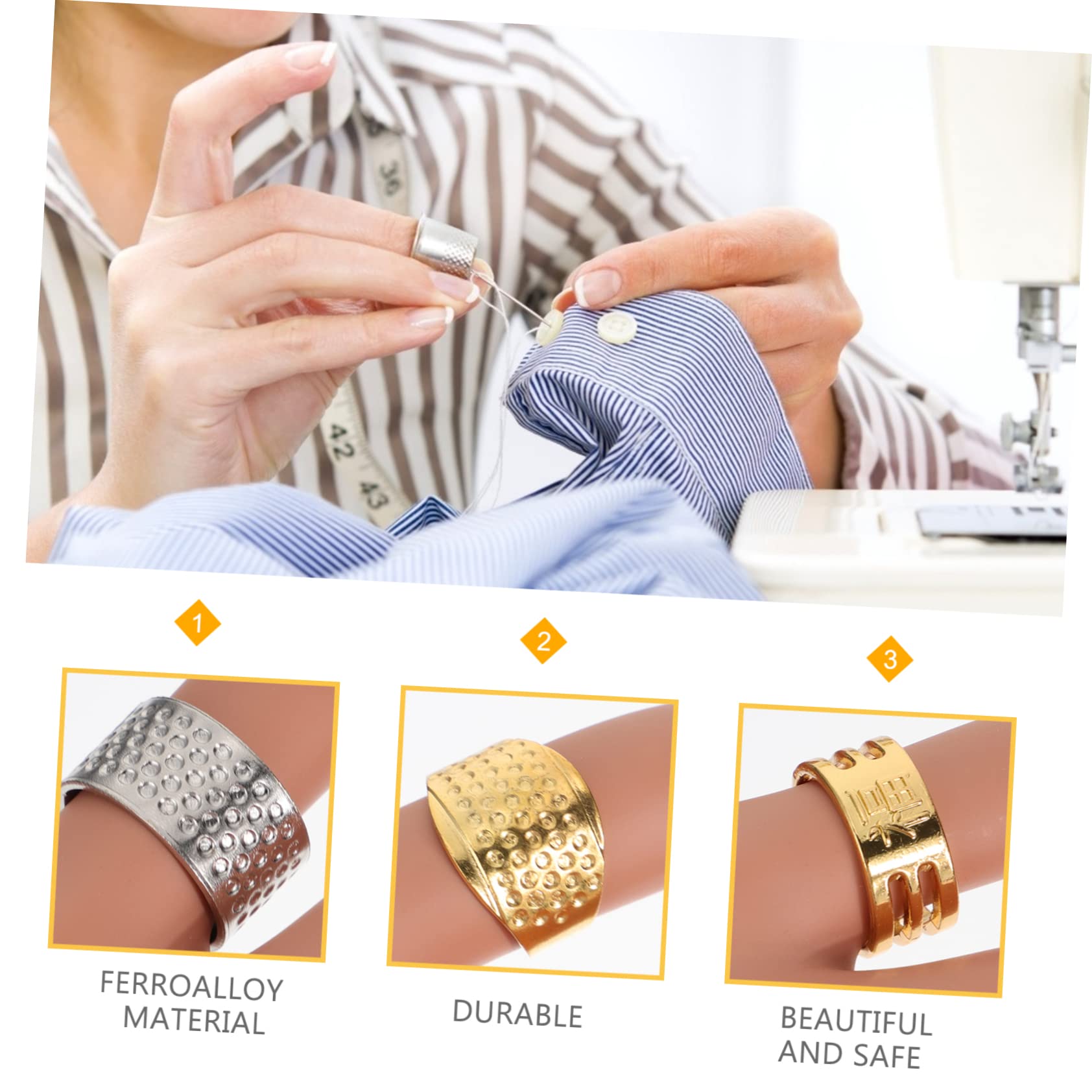 Lot De 8 Outils De Couture en Alliage De Fer Léger pour 12 Pièces X 8