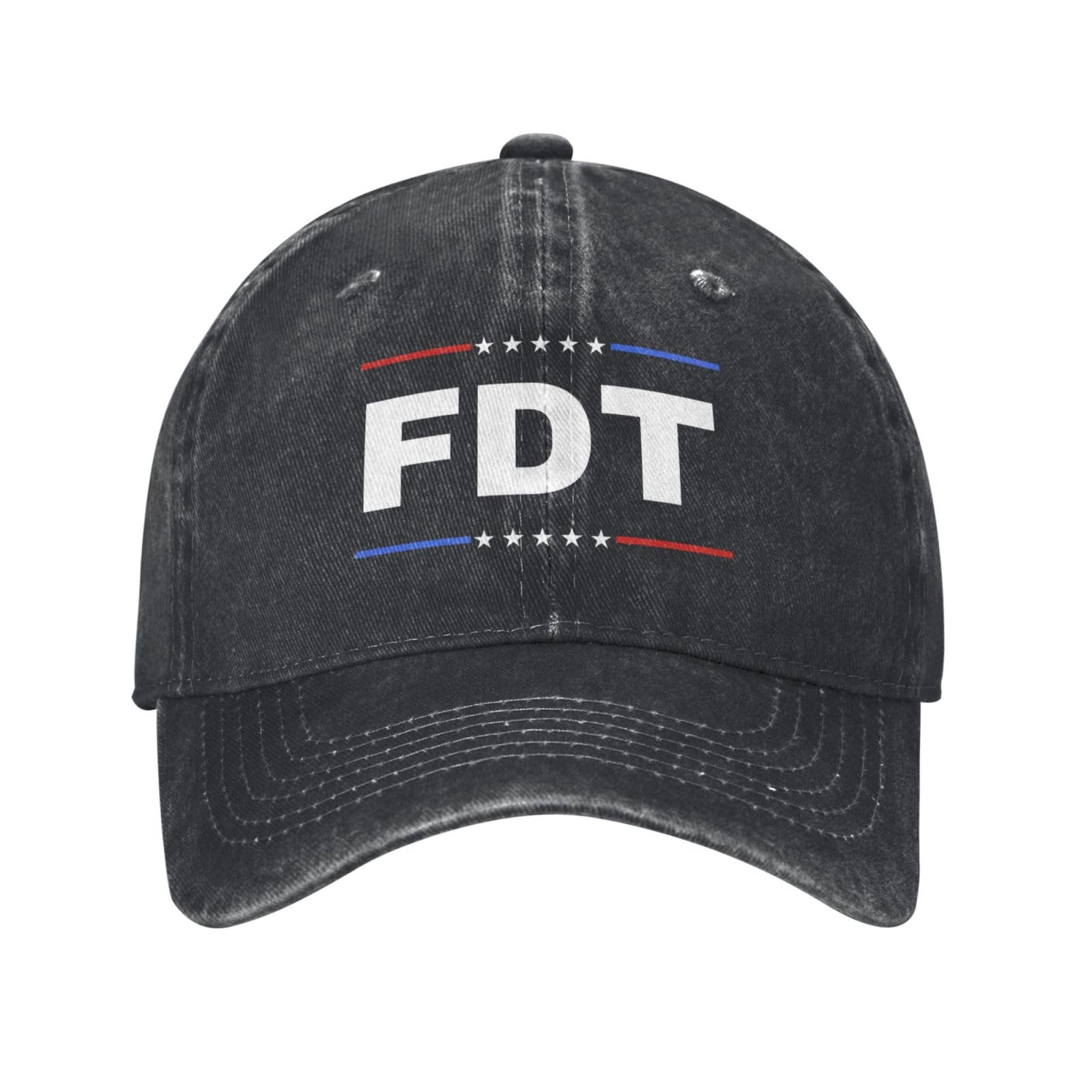 Anceky FDT Hat Fuck Donald Trump Anti 45 47 Hat for Men Baseball Caps Vintage Cap Black