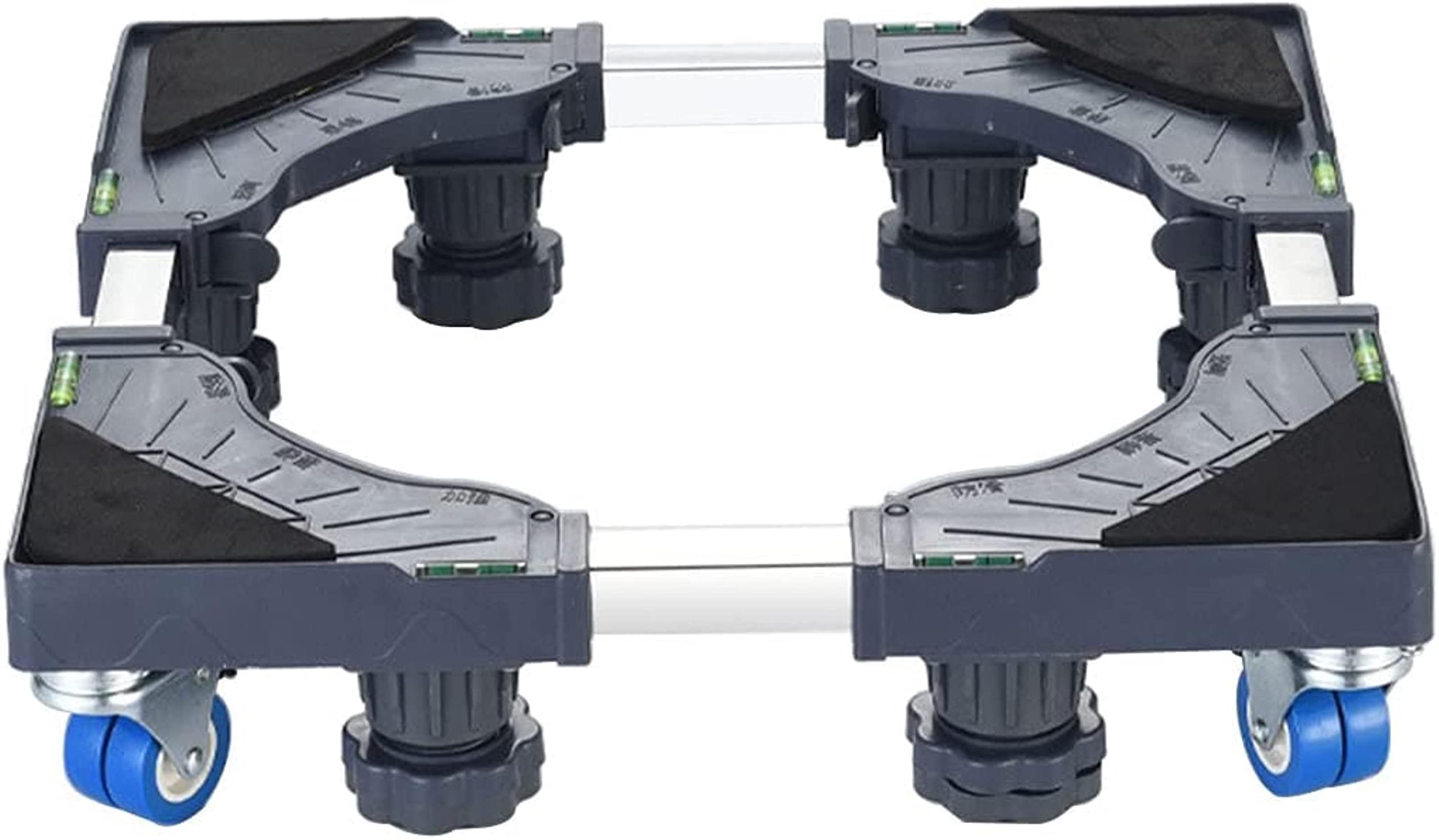 Soporte para Lavadora Basesocle Lave Linge con Ruedas,Base De Machine À Laver Réglable Longueur/Largeur 42-65Cm Base Móvil Soporte para Refrigerador Carro para Electrodo,8 Legs 4 Wheels