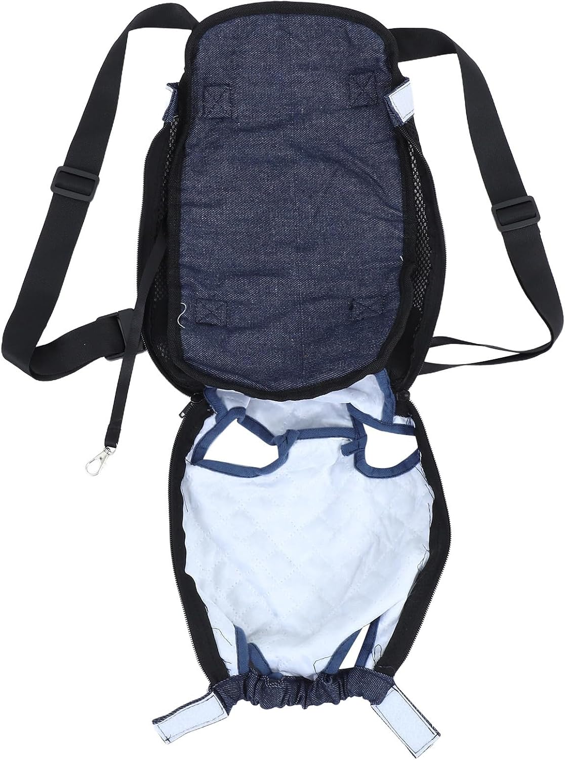 Carrier Comfortable Experience Material with Canvas for Breathable Dogs Foldable Small Sling Bag and Versatile Use Vet Visits and Outdoor Trips