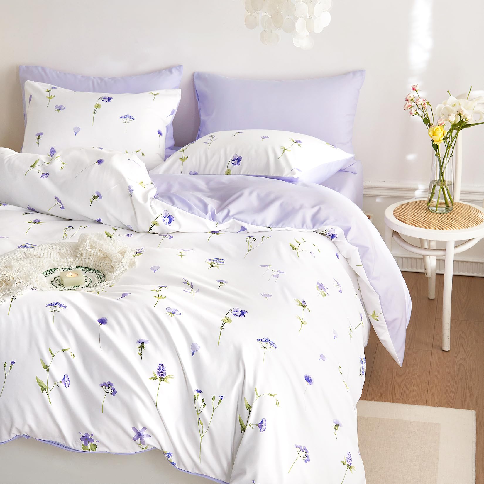 Wake In Cloud Floral Comforter Set - Cottagecore Bedding -10 Wake In Cloud Floral Comforter Set - Cottagecore Bedding -10