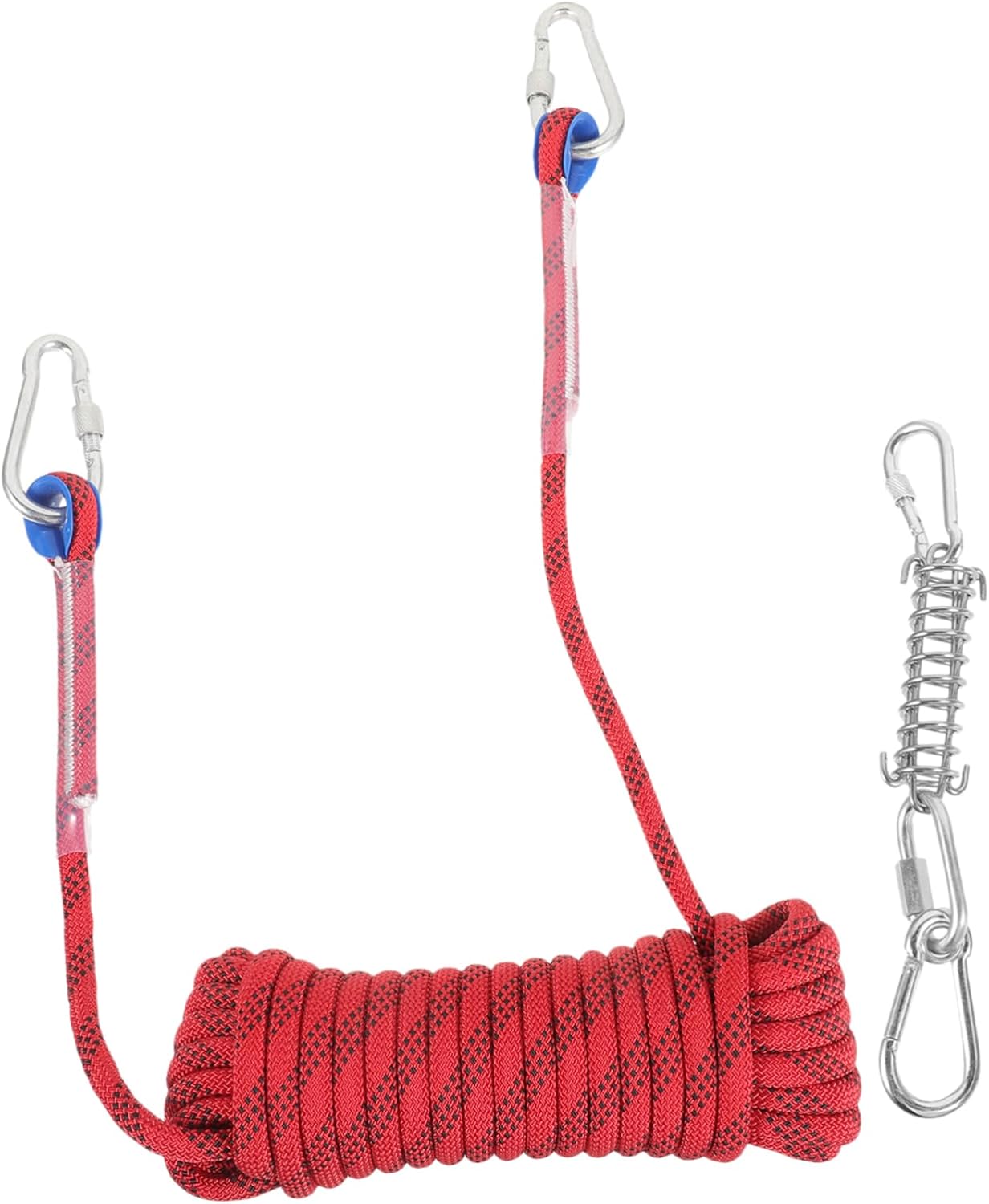 Mikikit Heavy Duty Dog Tie Out Rope Dog Rope Leash Retractable for Camping Runner