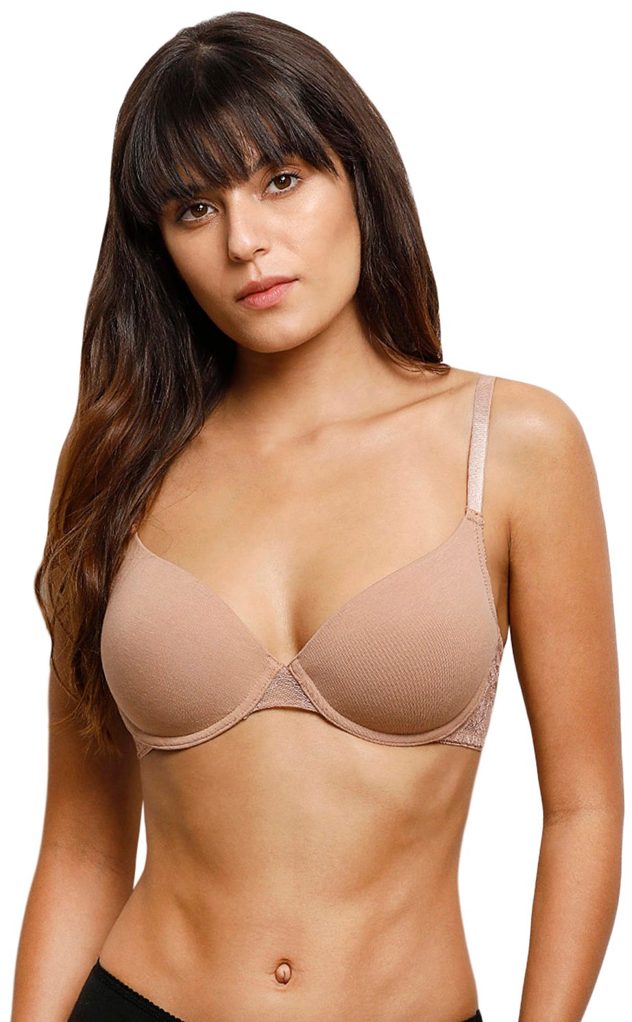 Lightly Padded Underwired Bra- Skin