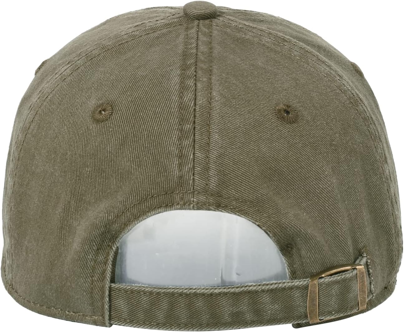 HH HOFNEN Men and Women Washed Cotton Baseball Cap Snow Classic Style Adjustable Low Profile Dad Hat - Image 4