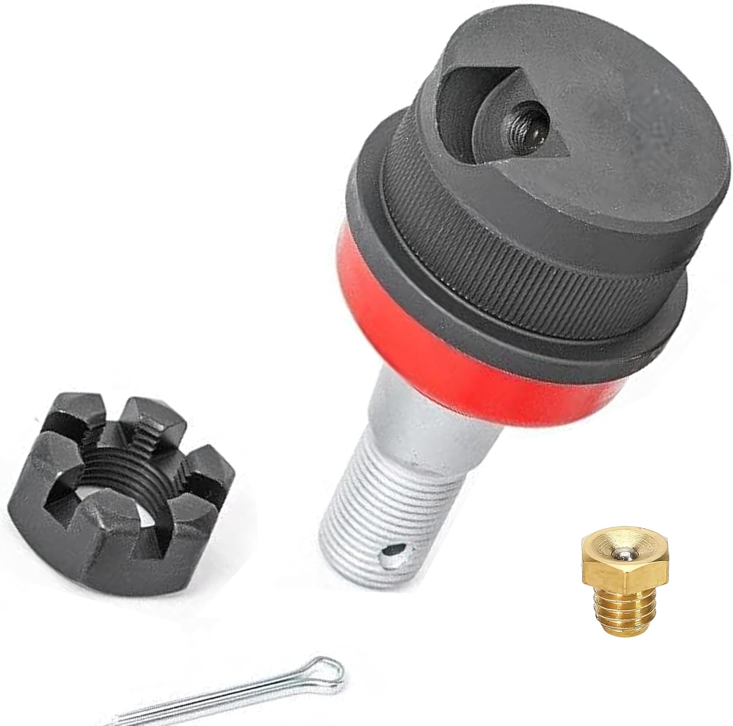 Suspension Dudes CODE RED Front Upper/Lower Heavy Duty Greasable Ball Joint KIT FITS Wrangler 2007-2018, Grand Cherokee 1999-2004, K3134T K3185 - Fits Dana 30 & Dana 44 Axles