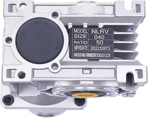 Miniatura 143 de Motor de engranajes eléctrico 120W DC 24V Reductor de engranajes helicoidal Caja de engranajes Motor eléctrico de engranajes RV 50K 35Nm Motor 120W