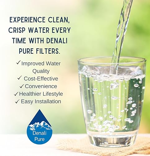 Miniatura 3 de Paquete de 2 filtros de agua de repuesto para refrigerador Samsung RS277ACPN, compatible con Samsung DA29-00003G, Samsung DA29-00003B, Samsung