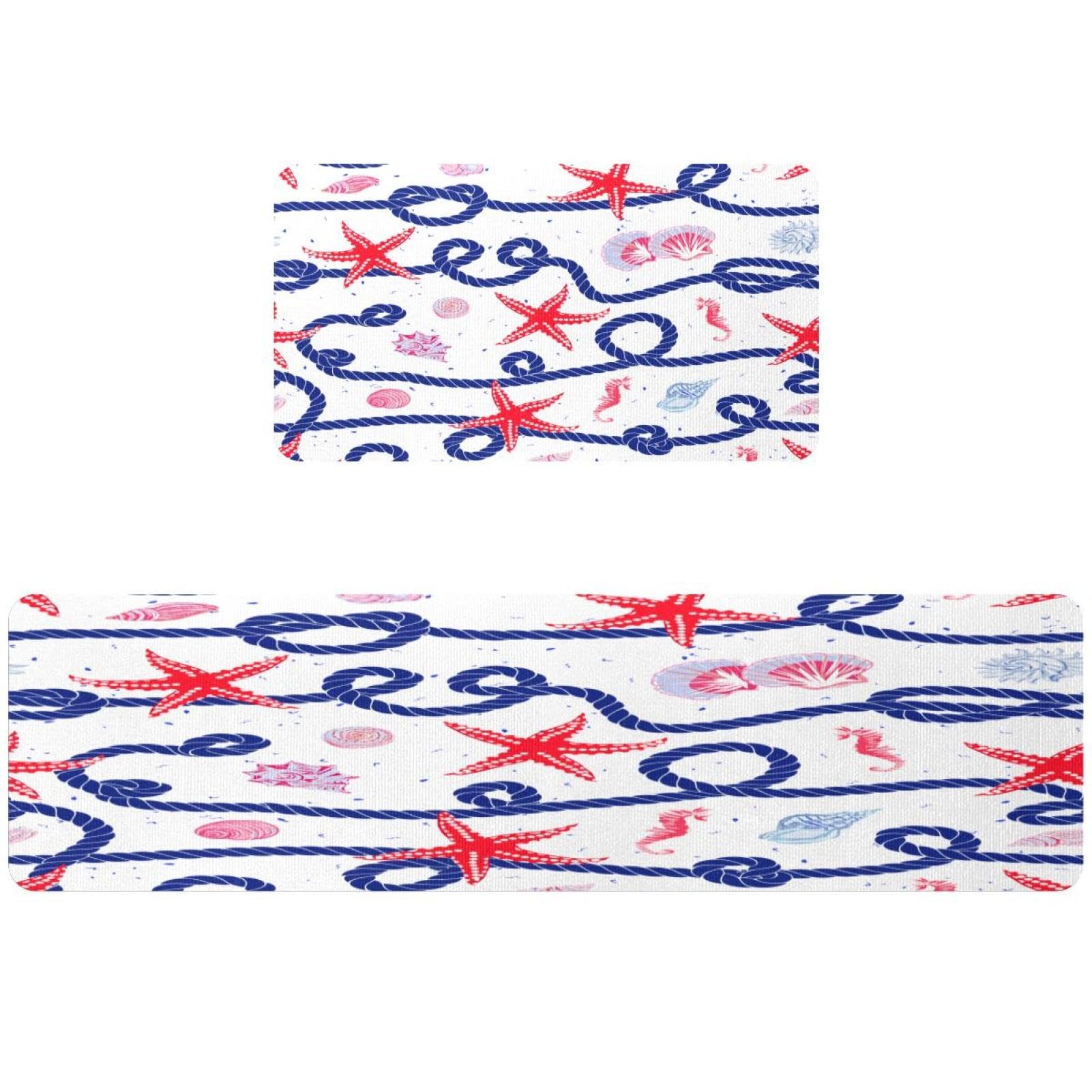 Alfombrillas de cocina antideslizantes para evitar caídas y proteger suelos pack de 2