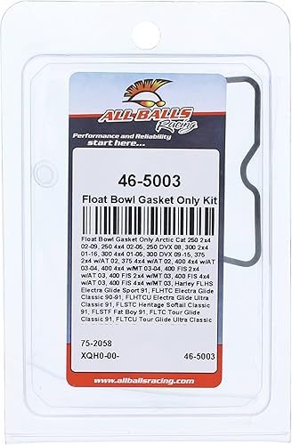 Miniatura 4 de All Balls Juego de juntas de tazón de flotador de carreras (46-5003) Reemplazo para Suzuki GSF600S Bandit 96-03, LT-A400 2WD King Quad 08-09,