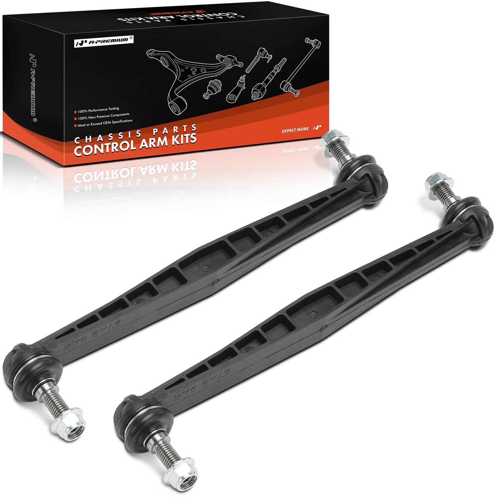 A-Premium 2 x Front Sway Bar Links Stabilizer Bar Links, Compatible with Chevrolet Sonic 2012-2020