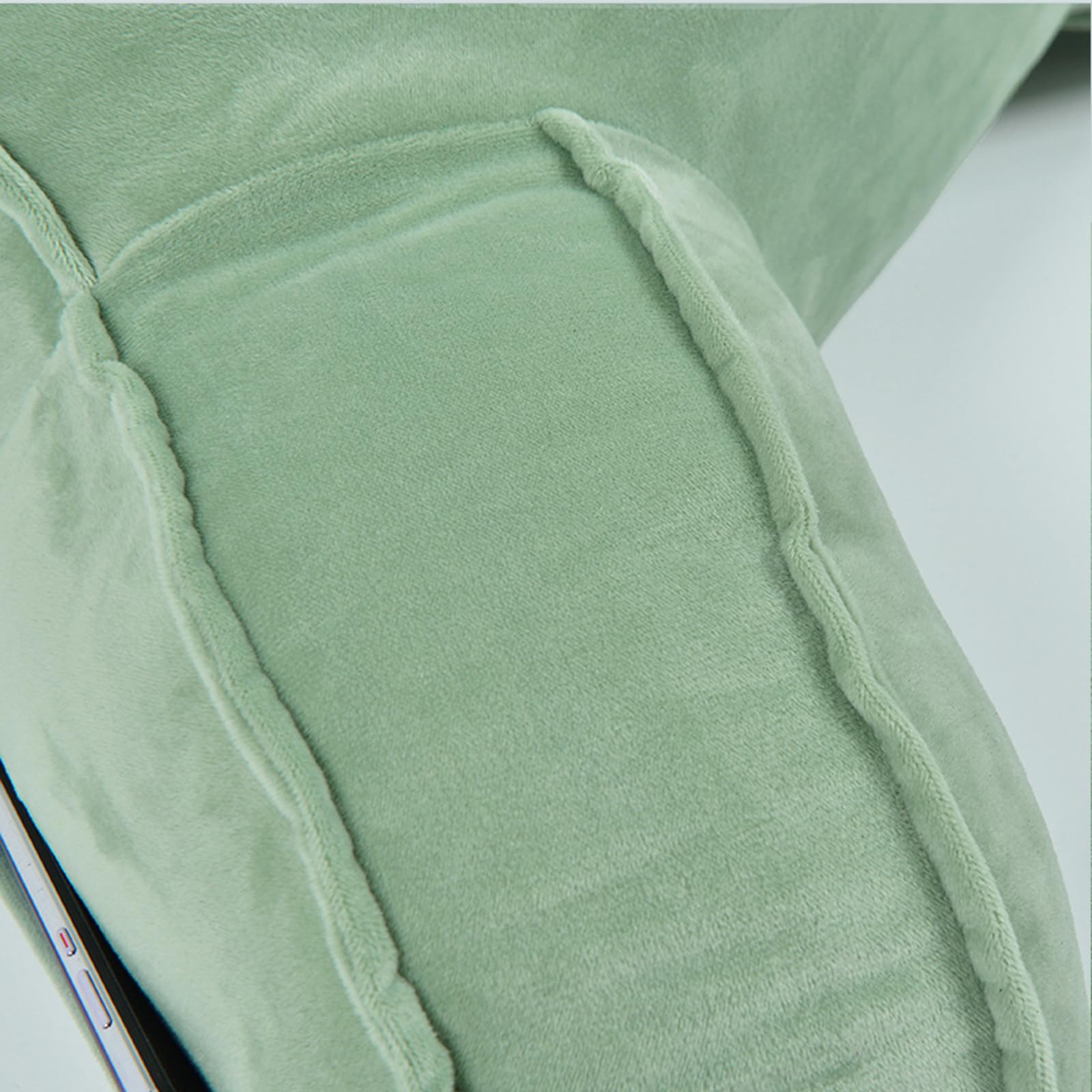 Oreiller De Lecture avec Accoudoirs -Portable pour Lit Cale Nuque & Bras - Confort Et Ergonomie Coussin Dos Canapé Fauteuil Canape, 75 * 40 * 40cm (with Round Pillow)
