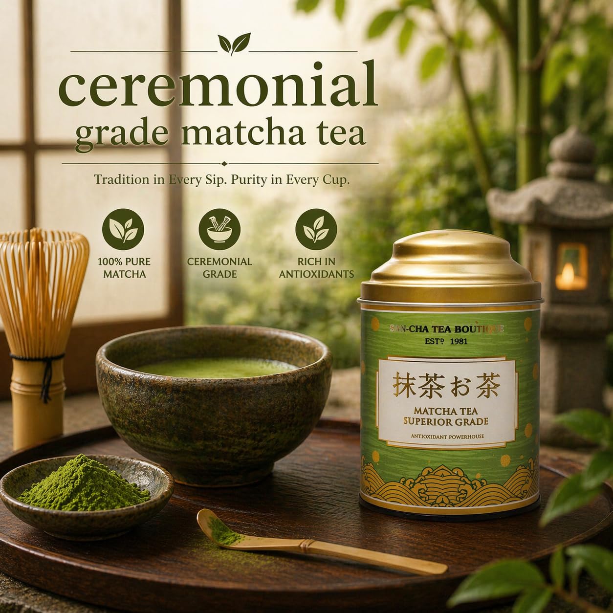Amazon.in: SANCHA: Matcha Tea