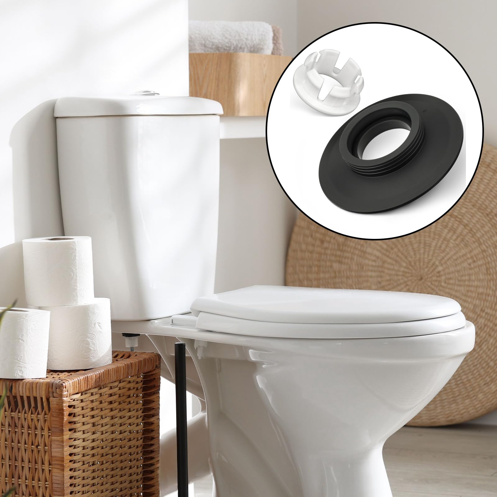 Flush Valve Seal Compatible with Ideal Standard Toilet Cistern 2Pcs - Image 4