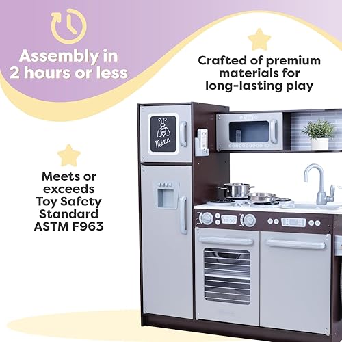 Vista 9 de Juego de cocina KidKraft Uptown Espresso