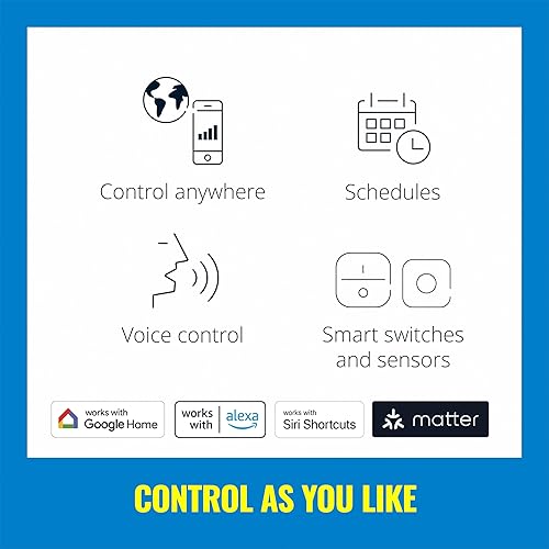 Miniatura 4 de WiZ Connected Kit de base de tira de luz LED para exteriores de 16 pies con enchufe, tira de luz LED multicolor que cambia de color para tu hogar