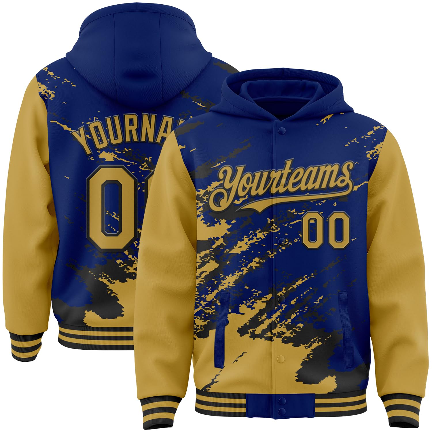 Custom Baseball Team Hooded Jacket Personalized Novelty Varsity Jackets Bomber Jerseys for Men Women Boys Girls