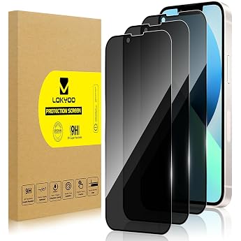 Pack of 3 Privacy Screen Full Screen for iPhone 14