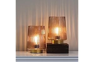 Lushue Battery Operated Lamp: Timeless Elegance for Ambiance and Illumination