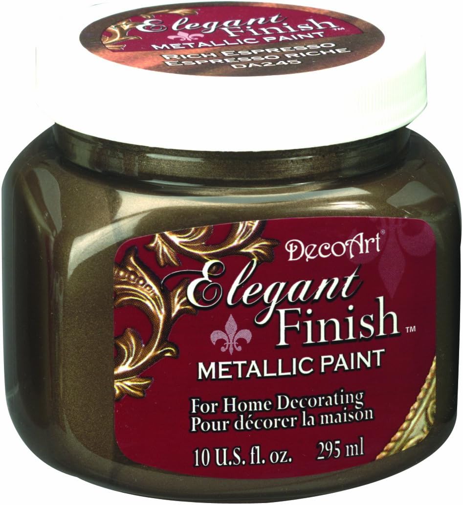DA245-51 Elegant Finish Metallics, 10-Ounce, Rich Espresso