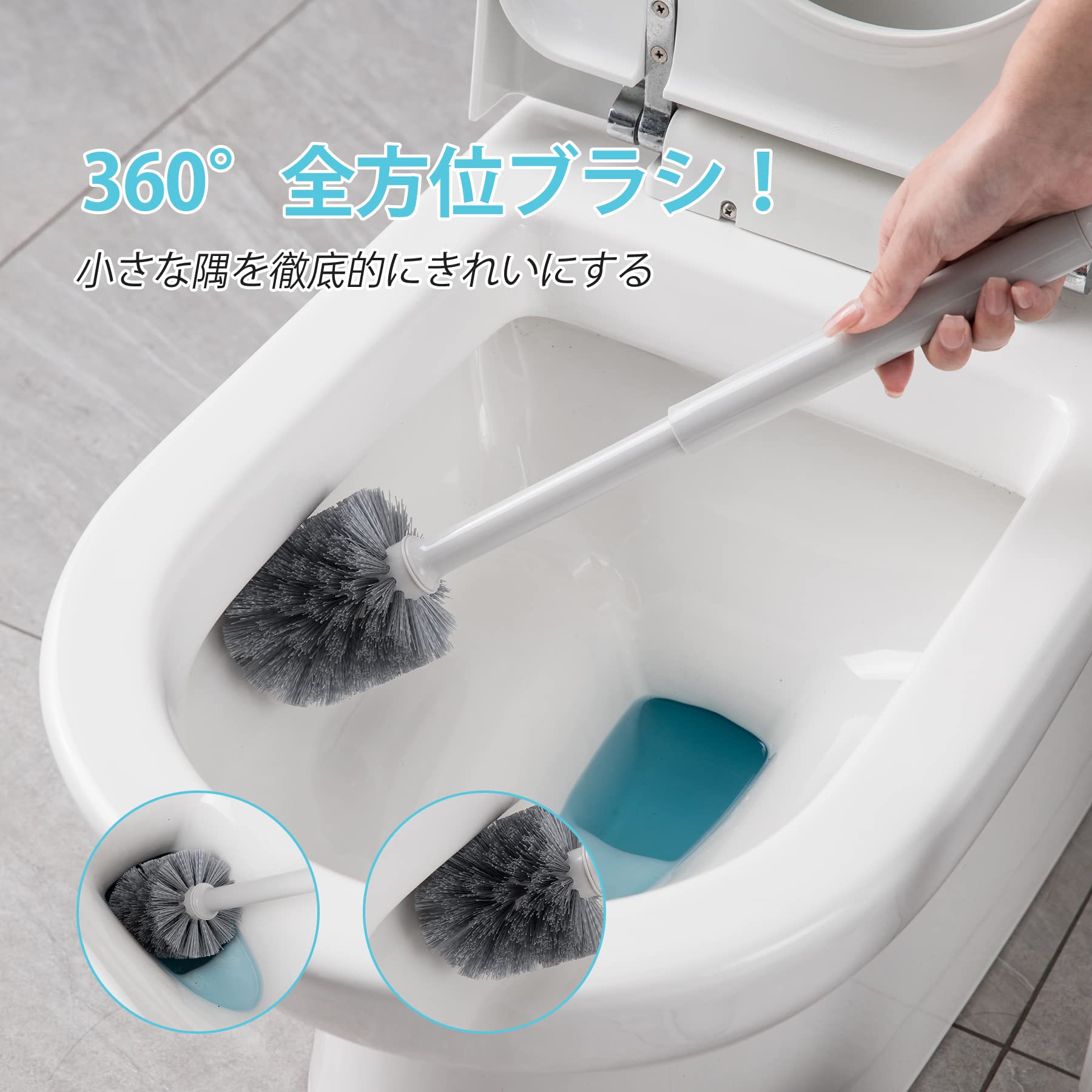 Amazon｜CLEANHOME トイレブラシ つまり取り ケース付き ラバーカップ 