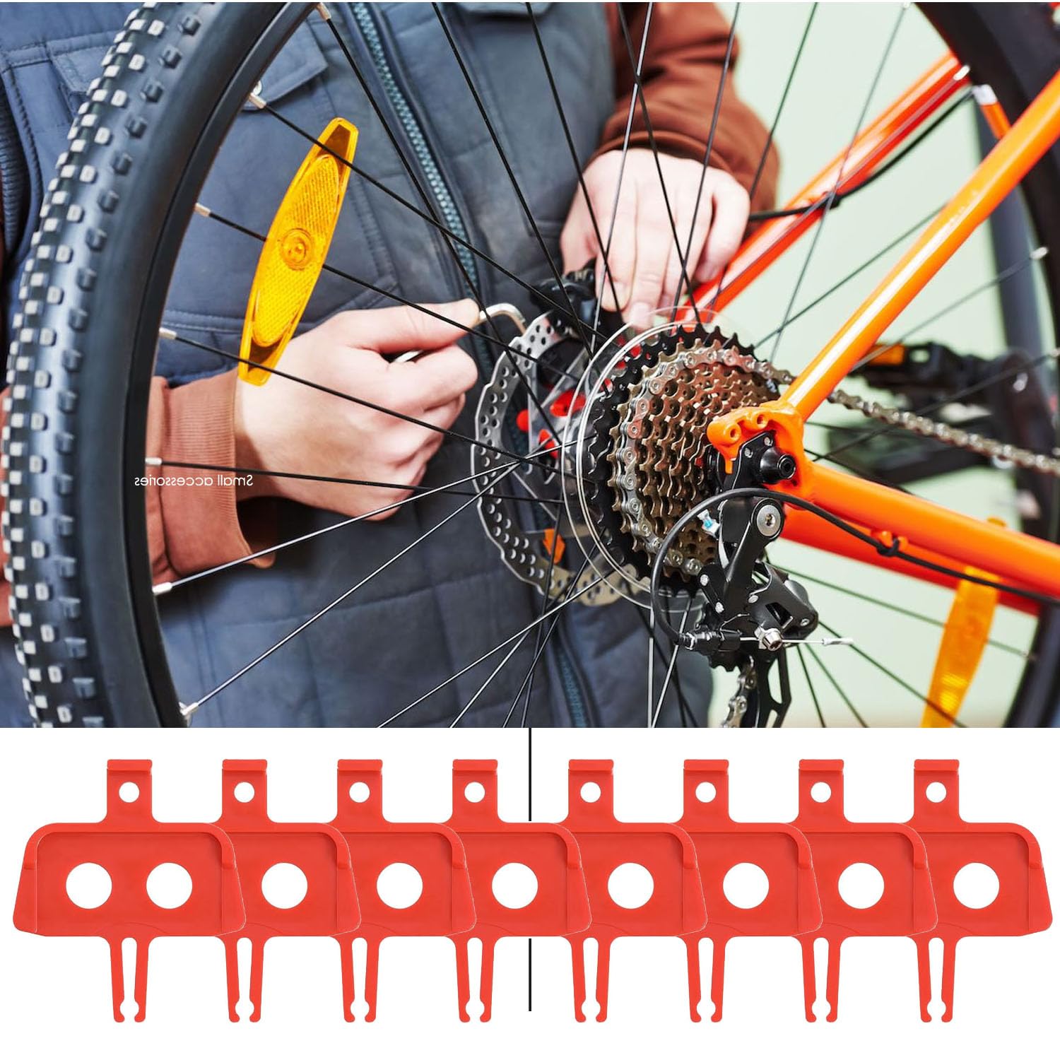 Naapesi Lot De 10 Entretoises De Frein à Disque Pour Vélo, Pression D'huile Pièces De VTT, Séparateur De Frein De Vélo De Montagne, Freins Hydrauliques MTB Pour éviter Les Pincements Vides