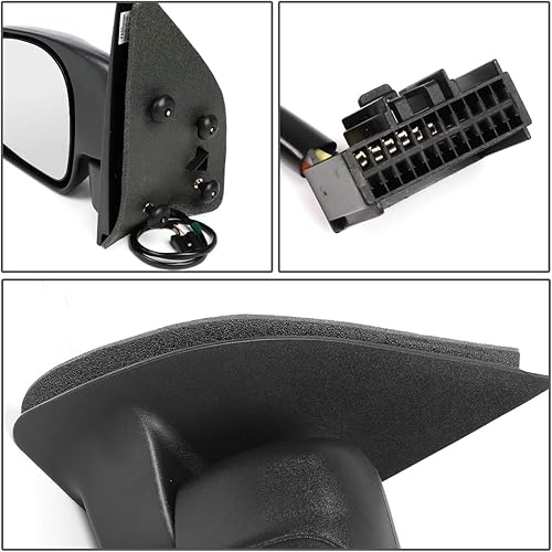 Miniatura 7 de DNA Motoring MR-OEM-022-L Estilo de fábrica Powered+conductor calefactado lado izquierdo espejo retrovisor