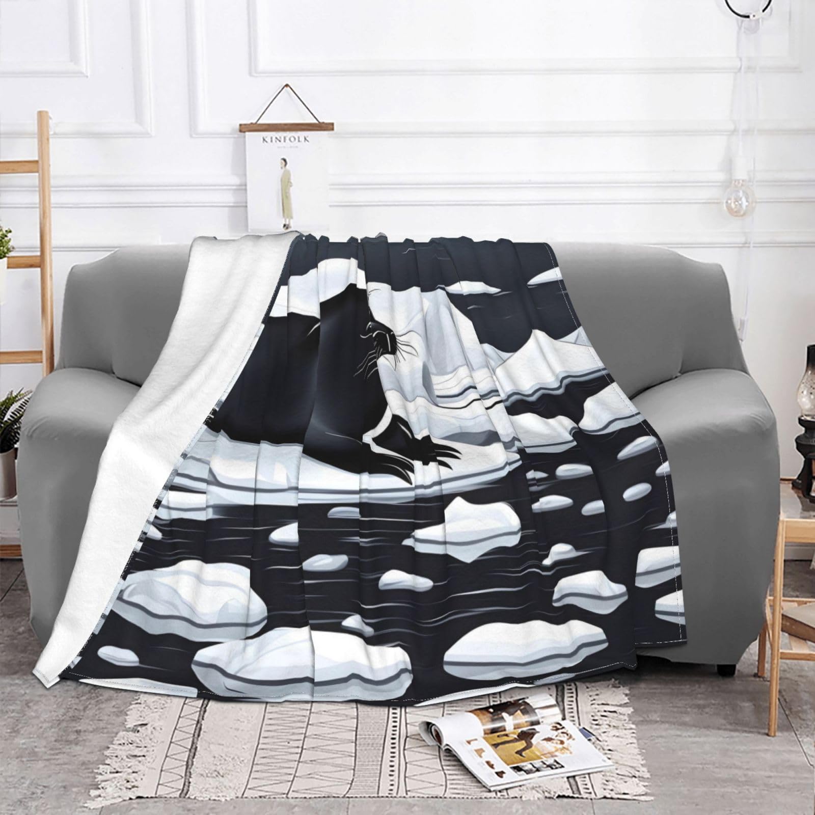 Coperta In Pile Leggera AuHomea - 100% Microfibra - 101x127 Cm - Soffice E Morbida Per Divano, Viaggio, Campeggio, Bambini E Adulti - 5