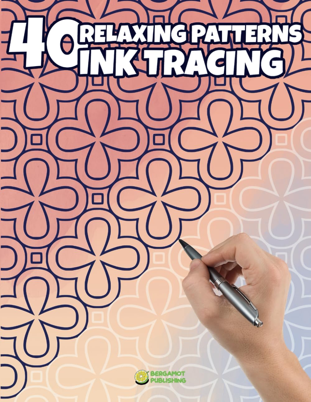 40 Relaxing Patterns for Ink Tracing: Trace Beautiful Patterns for Relaxation and Creative Fun: 2