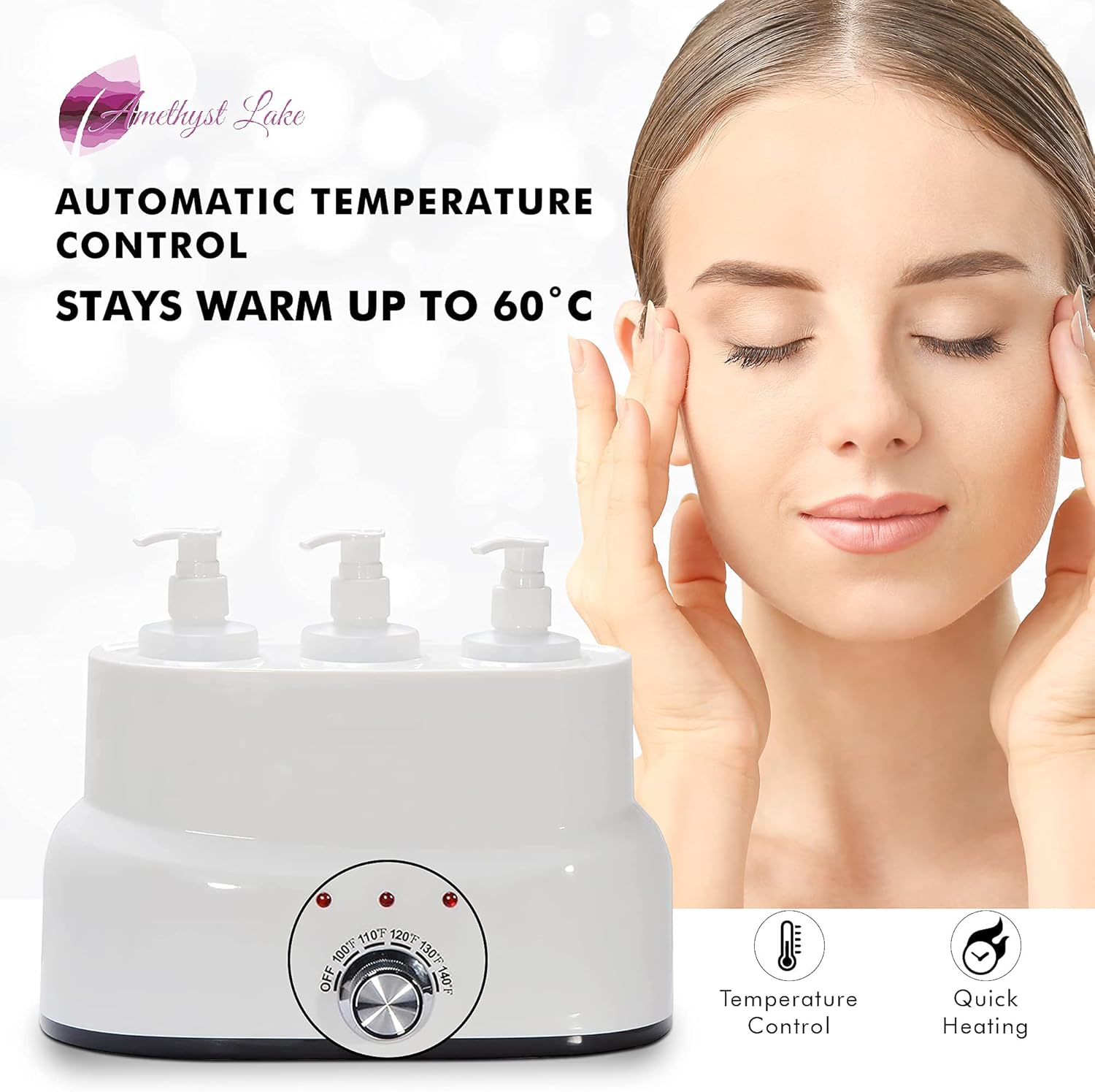 Buy AMETHYST LAKE Massage Oil Warmer for Professional Salon Spa Massage, Home Lotion Warmer Plug