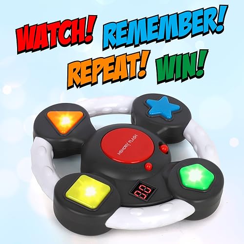 Miniatura 8 de Point Games Juego de memoria de mano juegos electrónicos para niños diversión de secuencia para niños con luces y sonidos desafío cerebral para