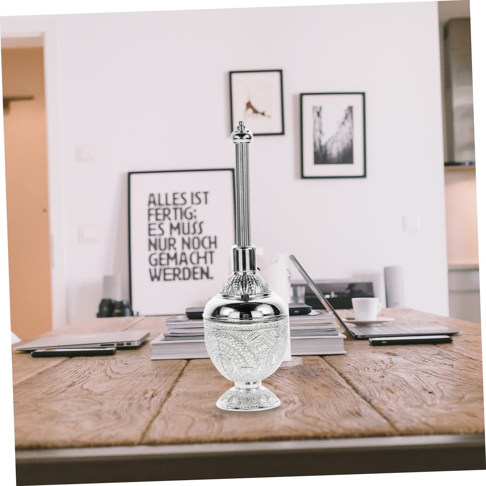 Alipis Botellas De Agua De Aleación De Zinc Y Vidrio Elegantes Recipientes Decorativos Vacíos Para Agua Para La Oficina