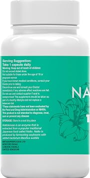 Nattokinase 180 Capsules | 4000FU | 6 Months Supply - 1-A-Day Nattokinase Tablets | Japanese Natto | Heart Health & Circulation, Vegan, No Fillers, No Binders | Non GMO | UK Company (180 Capsules)