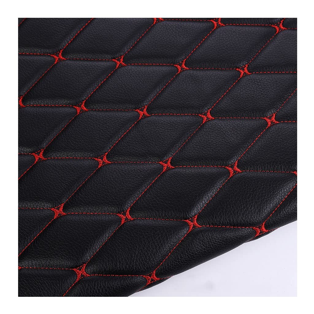 Polipiel Tela De Grano De Cuero De Imitación Material Texturizado Por Tapizar, Polipiel, Manualidades, Vinilo, Cojines O Forrar Objetos -para Cojines (Size：1.55X1m/5.08X3.28ft)(Black 1,1.55X7m)