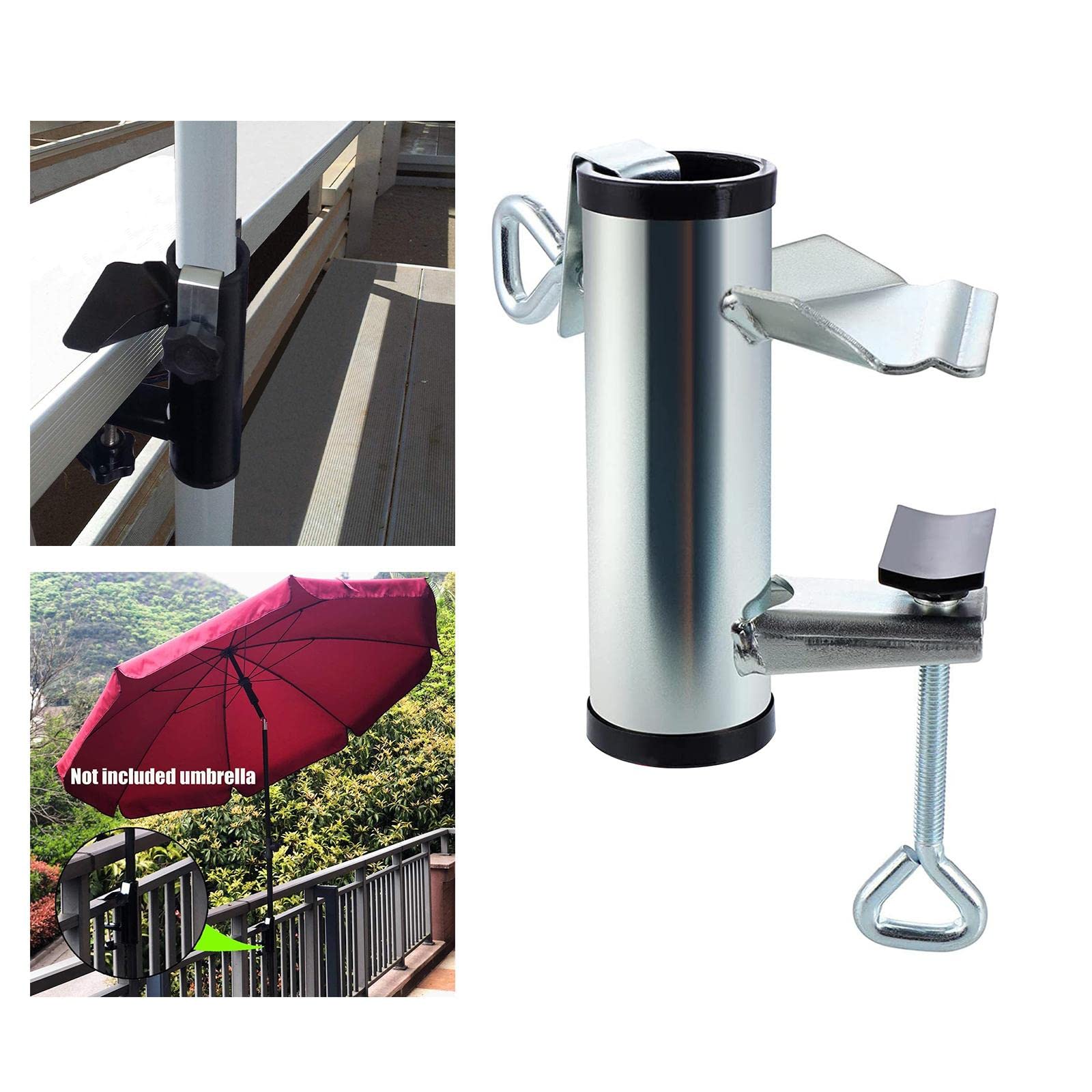 Suporte Ajustável Para Guarda-Chuva Vezuifoo - Ideal Para Deck, Varanda E Barcos