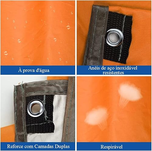 Joyfox Tenda Gazebo Para Barraca Camping, PortáTil Tela Toldo ProteçãO Uv 50+ Upf E ImpermeáVe (4 *