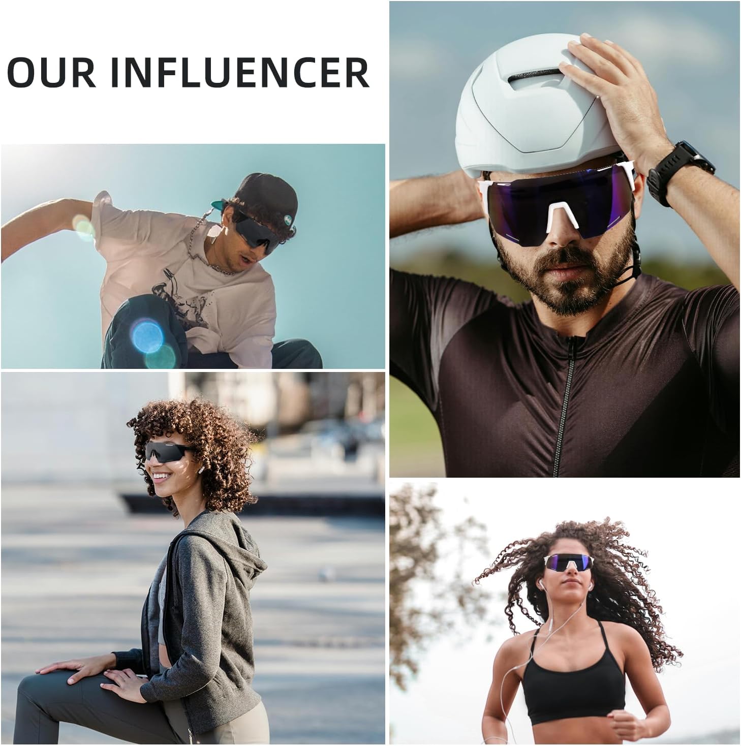 Polarized Sports Sunglasses for Men,Women,Youth (2 Pairs) UV400 Protection for Cycling, Running, Driving,Golf,Baseball, Fishing Sunglasses| Lightweight Shatterproof Lens - Image 3