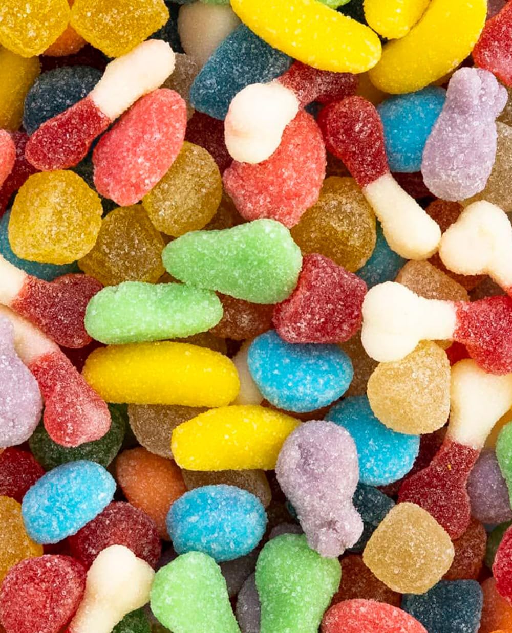 Vidal Mini Mix Azúcar Golosinas Surtido Frutitas Mini Recubiertas Azúcar Sin Gluten Bolsa 1 kg