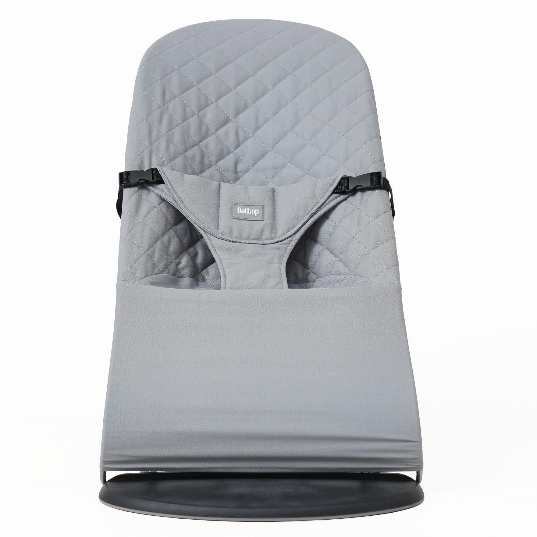 Bezug auf Babywippe. Bezug Belltop kompatibel mit BabyBjörn Wippe: Balance, Soft und Bliss. Babysitz für Babywippe. Hypoallergenic Baumwolle Steppun. Ergonomische Passform. (Grau)