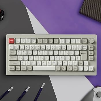 【美品】Keychron V1 Max レトロカラー（US配列・バナナ軸） 美品】Keychron V1 Max レトロカラー（US配列・バナナ軸