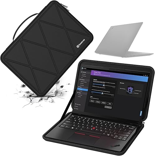 Vista 23 de Funda protectora EVA rígida Smatree compatible con Lenovo Yoga Slim 7 Gen 8 de 14 pulgadas, para Lenovo 14e Chromebook Gen2 de 14 pulgadas, Yoga Pro