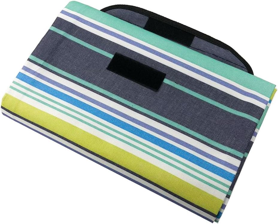 Beach Blanket Outdoor Camping Pocket Picnic Mat Nylon Lawn Mat Waterproof And Easy To Fold
