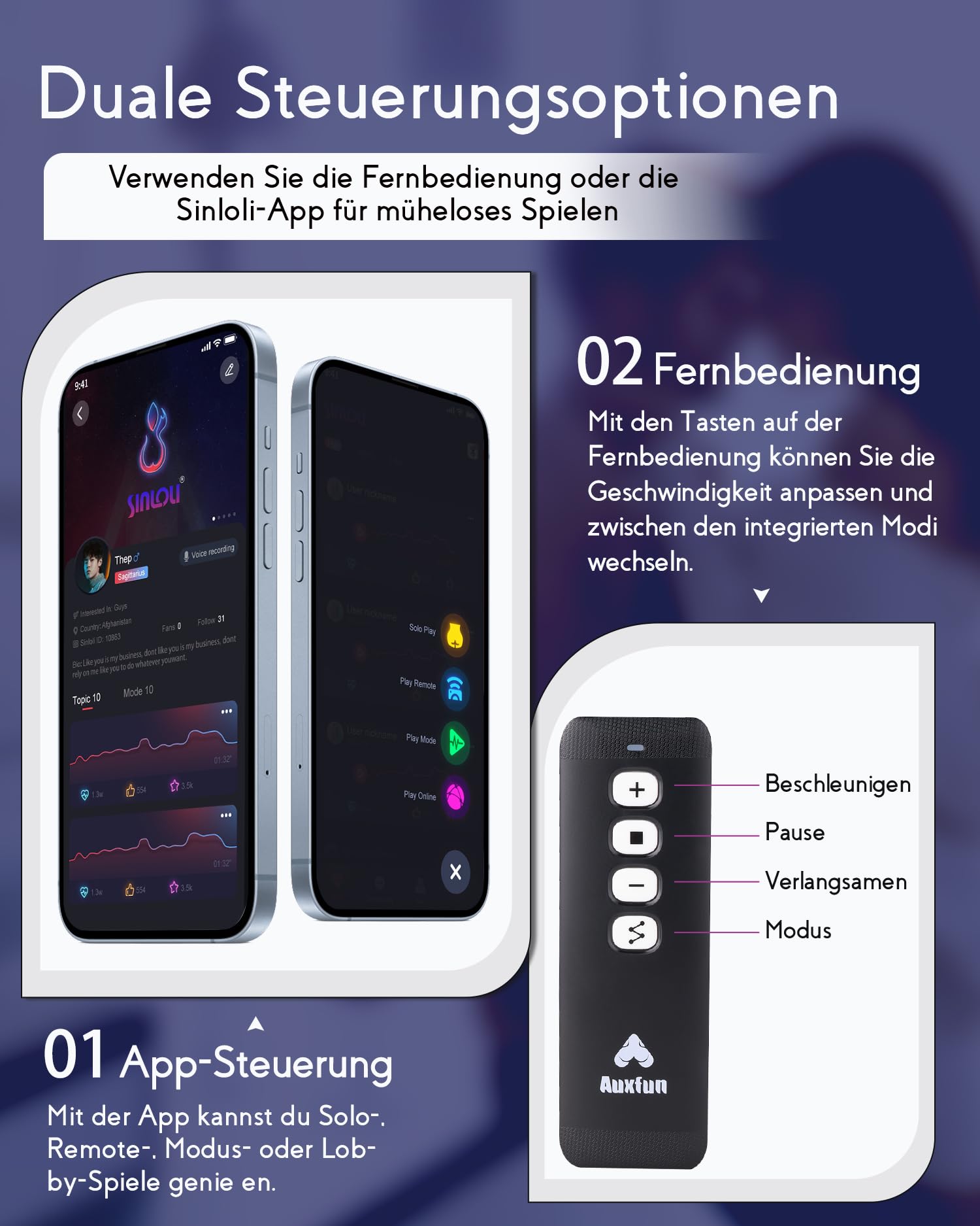 Sinloli APP-Sexmaschine, verbesserte APP-ferngesteuerte automatische Liebesmaschine mit im Dunkeln leuchtenden Silikon-Dildo-Aufsätzen, einstellbarer Stoßtiefe und Winkel, Sexspielzeug für Erwachsene