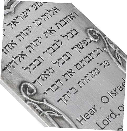 Miniatura 9 de ABOOFAN 5 piezas religioso pergamino sagrado judío puerta cosa mezuzah escritura artes y manualidades para adultos Mezuzah con pergamino para puerta