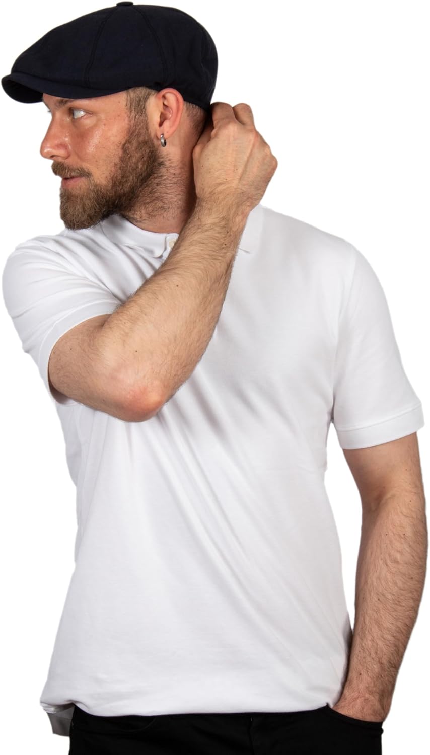 8 Panel Newsboy Cap – Linen Blend with 100% Cotton Lining